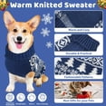 thumbnail image 2 of Jersey para perro AURUZA Christmas Turtleneck Azul S, 2 of 7