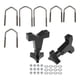 thumbnail image 1 of Gato de elevación de alta altura con tubo de montaje de 1 a 2,5" ajustable, de aleación de aluminio, para SUV. Negro, 1 of 8