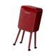 thumbnail image 4 of Cubo de basura tipo prensa con ruedas, base alta con ruedas giratorias, cubo de basura Rojo, 4 of 9