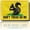 Yellow-Don't Tread, variant on Squirrel Patrol 3" Funny Dog Harness Patch – Embroidered Morale Patch with Hook and Loop for Vest, Backpack, Patch Wall (Black-Squirrel)