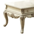 thumbnail image 2 of ACME Ragenardus 2-Drawer Wooden Top Storage Coffee Table in Antique White, 2 of 5