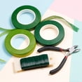 thumbnail image 3 of Incraftables Floral Arrangement Tape (4pcs), Greenery Stem Wire (100pcs), Flower Wire (30m) & Cutter, 3 of 7