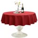 thumbnail image 1 of Softalker Mantel Redondo Impermeable Y Resistente A Las Manchas, Tela Antiarrugas, Lavable, Poliéster De 210 G/M², Para Comedor/Fiesta/Exterior, 70 Pulgadas, Color Rojo, 1 of 1