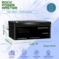 thumbnail image 3 of 12V300Ah / 12V400Ah LiFePO4 Battery with Built-in BMS, Lithium Rechargeable Battery for RV, Solar, Marine, Home Energy, Off-Grid Applications etc., 3 of 7