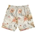 thumbnail image 2 of ALAZA Boys Swim Trunks Cute Highland Cows Beach Board Shorts Drawstring Swimsuit M, 2 of 6