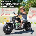 thumbnail image 6 of Acnico 24V Kids Electric Dirt Bike, 250W Motor, 12.5MPH, Disc Brake, LED Headlight, Bluetooth Music, Ride-On Motorcycle for Kids 8+, 176 lbs Max Load, 6 of 7