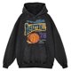 thumbnail image 2 of Sudadera con capucha estilo 76 de baloncesto desgastado y estilo deportivo, ropa de calle de otoño para hombre, sudadera holgada e informal 100 % algodón, 2 of 4