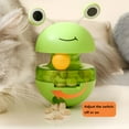 thumbnail image 5 of BESTSKY Cat Treat Dispenser Toy,Pet Slow Feeder Puzzle Ball,Cat Turntable,Cat Track Ball Toy,Frog Tumbler Cat Treat Toy,And Automatic Slow Feeder Ball for Cat and Kitten Training, 5 of 7