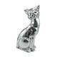 thumbnail image 5 of Estatua de gato, figura decorativa de animal, adorno versátil para mesa, regalo creativo para Plata, 5 of 9