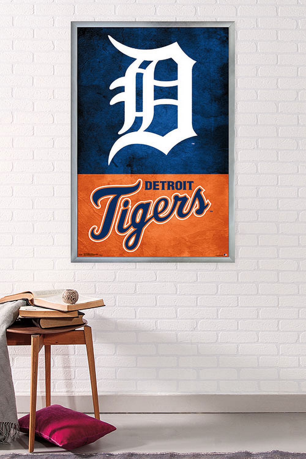 MLB Detroit Tigers - Logo 18 Wall Poster, 22.375" x 34", Framed