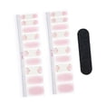 thumbnail image 3 of Gazechimp 20 Pieces Full Nail Wraps Beauty Nail Gel Polish Strips for Home Women, 3 of 8