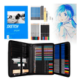 thumbnail image 1 of Kit De Lápices De Dibujo Y Bocetos Con Accesorios 71 Piezas Xtellar multicolor, 1 of 3