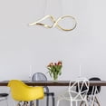 thumbnail image 3 of Gold Twisted Frame LED Light Fixture, 3 of 3
