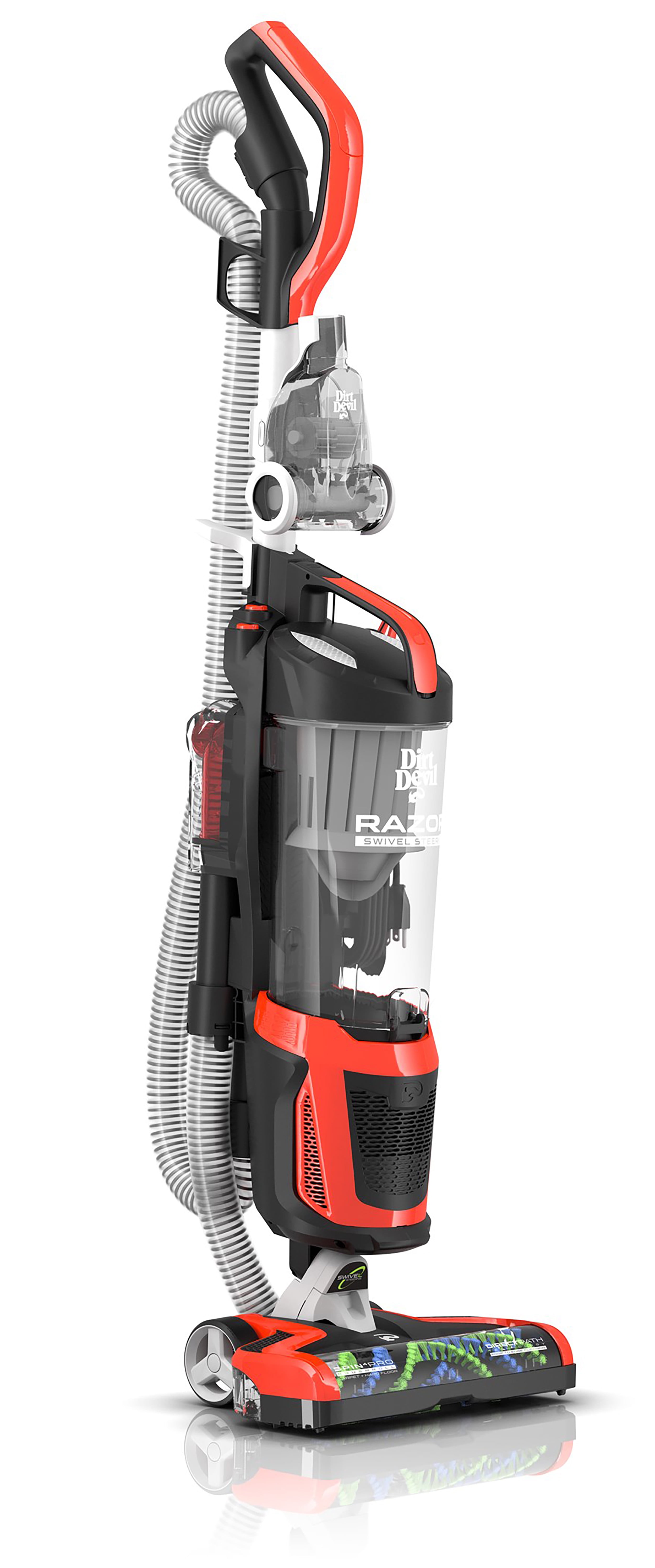 Dirt Devil Razor Upright Vacuum With 10' Extended Reach Hose
