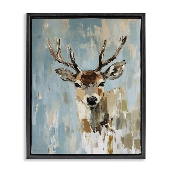 Stupell Industries Echoes Of The Wild Black Framed Floater Canvas Wall Art, design by Svetlana Aleynikova