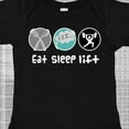 thumbnail image 4 of Inktastic Weightlifting Eat Sleep Lift Sports Boys Baby Bodysuit, 4 of 5