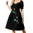 thumbnail image 4 of Vestido de manga corta de los Hermanos Grimm, mundos de cuentos de hadas oscuros desviados, ropa de fiesta, vestido de noche para mujer, 4 of 8