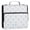 Blue Bow, variant on 3 Ring Zipper Binder Cat Pizza Spaces Galaxy with Strap 2 inch 500 Sheet Capacity File Folder Storage Organizer