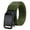 Army Green, variant on Webbing Automatic Buckle Belt Adjustable Length Farmers Security Guard Waistband Holeless Outdoor Belt