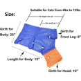 thumbnail image 2 of Bolsa de aseo para gatos, limpieza de perros y cachorros, poliéster, malla suave, resistente a arañazos y mordeduras, para bañarse, inyectar, examinar, recortar uñas, 2 of 7