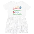 thumbnail image 3 of Inktastic Surfer Like Daddy Childs Surfing Girls Toddler Dress, 3 of 5