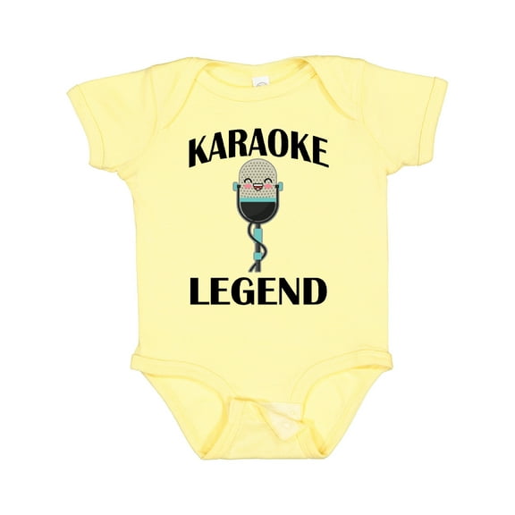 Inktastic Karaoke Legend Music Boys or Girls Baby Bodysuit