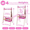 thumbnail image 2 of Joyooss Wooden Double-Sided Kids Easel with Paper Roll, 2 of 8