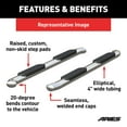 thumbnail image 2 of ARIES S225045-2 4-Inch Oval Polished Stainless Steel Nerf Bars, 2 of 6