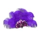 thumbnail image 4 of Tocado de plumas, tocado, disfraz, decoración, diadema para fiesta Púrpura, 4 of 9