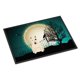 thumbnail image 1 of Caroline's Treasures - Alfombrilla blanca para interior o exterior de Halloween Scary Bull Terrier 18x27 BB2328MAT 18 x 27 Multicolor Caroline's Treasures BB2328MAT, 1 of 1