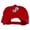 Red, variant on Lucky Dice 5 Panel Cotton Heat Transfer Unstructured Cap - Red OSFM
