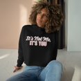 thumbnail image 2 of It's Not Me, It's You Crop Hoodie, 2 of 2