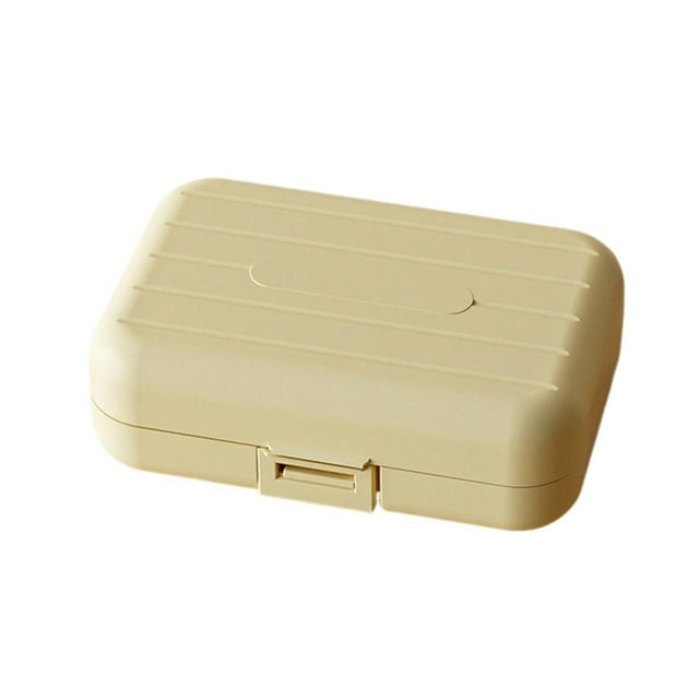 Hyasfey Organiseur de Pilules Boîte à Médicaments Petite Anti-Humidité Grande Capacité Multiples Compartiments Boîte de Rangement Scellée Portable