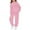 Pink, variant on lnmuld Two Piece Outfits Girls Winter Tracksuit Set Cozy Pullover Hoodie and Jogger Pants Cute Printed Casual Outfit for Kids Solid Color Size:12-13 Years