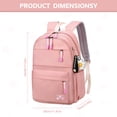 thumbnail image 4 of lvyH School Backpack for Girls Boys,Large Waterproof Schoolbag with Daisy Pendant College Travel Backpacks Daypack for Teens, 4 of 6