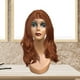thumbnail image 5 of Cabeza de peluca femenina Maniquí Maniquí Base estable profesional con maquillaje Sombrero de usos múltiples Estante de exhibición Soporte de peluca Verde oscuro, 5 of 8
