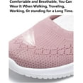 thumbnail image 3 of Women's Breathable Mesh surface shoes: Wide-Fit foot arch pad Walking Shoes All-Day Comfort  - Summer Casual Footwear for Standing Work, 3 of 7