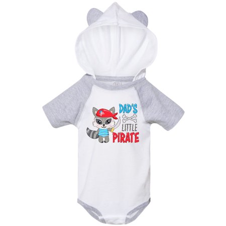 

Inktastic Dad s Little Pirate Cute Raccoon with Sword Gift Baby Boy or Baby Girl Bodysuit