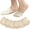 6 Pairs Nude, variant on Socks No Show Liner Half Socks for Women Seamless Grip Non Slip Socks Hidden Toe Covers Socks for Mule 4/8 Pairs