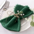 thumbnail image 2 of Servilletas de tela Socomi, paquete de 12 unidades, 43 x 43 cm, color verde esmeralda, 2 of 5