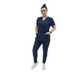 thumbnail image 5 of Fubu Women's 5-Pocket V-Neck Scrub Top Medical Nursing Uniform, 5 of 6