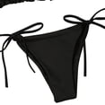 thumbnail image 6 of Seyurigaoka Women's Two Pieces Swimwear Suit,Sexy Strap-Free Backless Bra+Triangle Panties, 6 of 7
