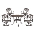 thumbnail image 1 of Homestyles Sanibel Ensemble de Salle à Manger Extérieur en Aluminium 5 Pcs Bronze, 1 of 6