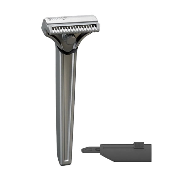 Razor Supply Single Edge SE de metal con 8 hojas japonesas