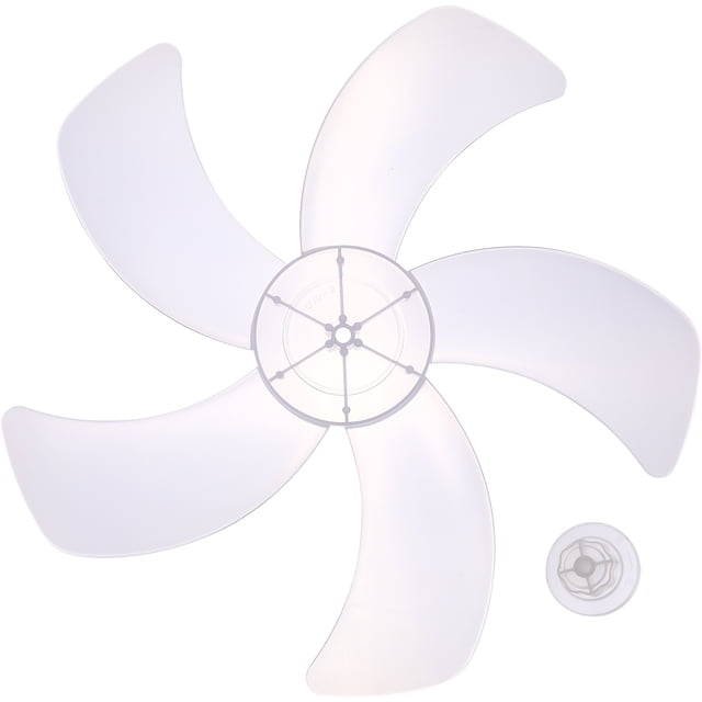 EeaseMX Aspas del ventilador 5 hojas Aspas del ventilador de mesa de plástico de repuesto Aspas del ventilador del pedestal