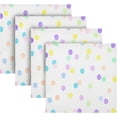 thumbnail image 5 of GZHJMY Soft Reusable Satin Table Decorative Napkins,20x20InX4 PCSColorful Polka Dot,Family Dinner Wedding Banquet, Cocktail Party, Kitchen,Birthday Party, 5 of 7