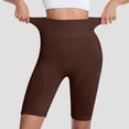 thumbnail image 2 of Breezora Women's High Waisted Yoga Shorts Seamless Scrunch Lifting Tummy Control Compression Fit Workout Running Bottoms, 2 of 5