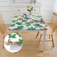 thumbnail image 2 of BANET Autumn Theme Square Tablecloth,Stain Wrinkle Resistant Reusable Washable Print Square tablecloths,for Family Kitchen Gatherings Dining Dinner Decor(Fern Green and ) white, 2 of 8
