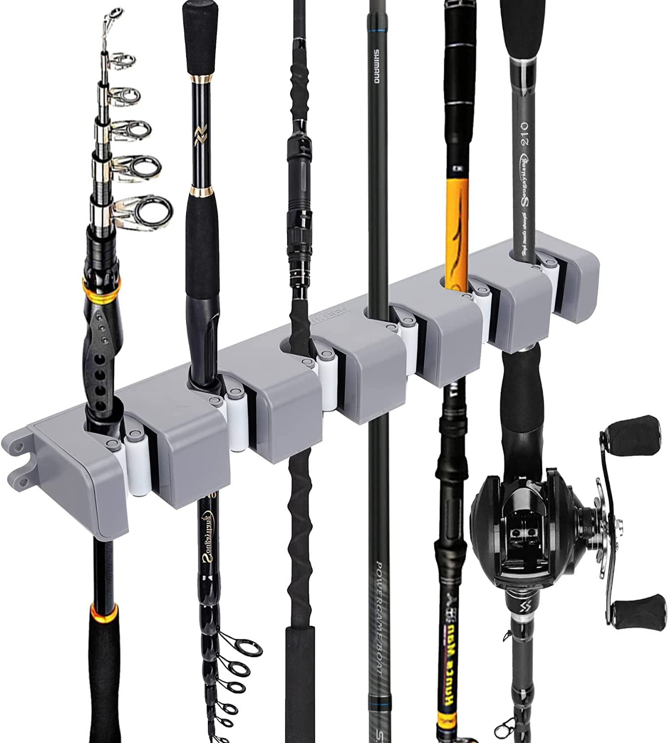 Fishing Rod Holders Fishing Rod Racks Fishing Pole Holders for Garage Fishing Pole Rack Fishing