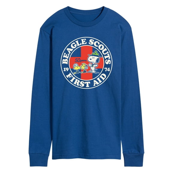 Peanuts - Beagle Scouts First Aid - Men's Long Sleeve T-Shirt
